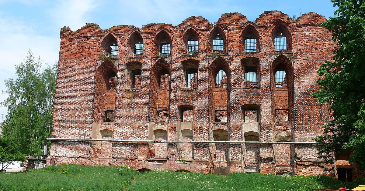 Замок рагнит в немане старые фото