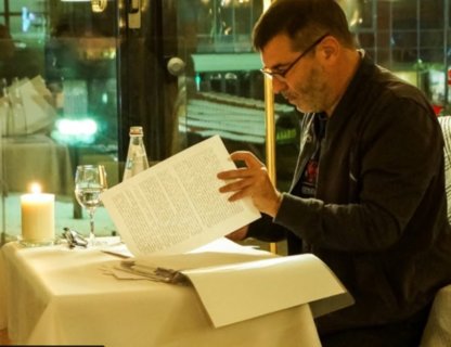 Виртуальный ужин с Евгением Гришковцом