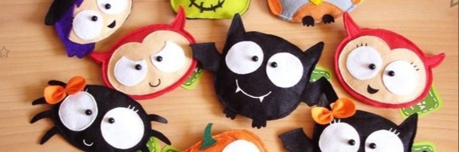 МК по созданию мини-игрушки из фетра к Хеллоуину 