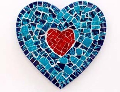 Семейный мастер-класс «Мозаичное сердце»