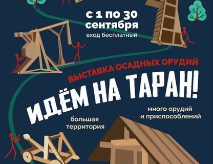 Выставка осадных орудий «Идём на Таран»