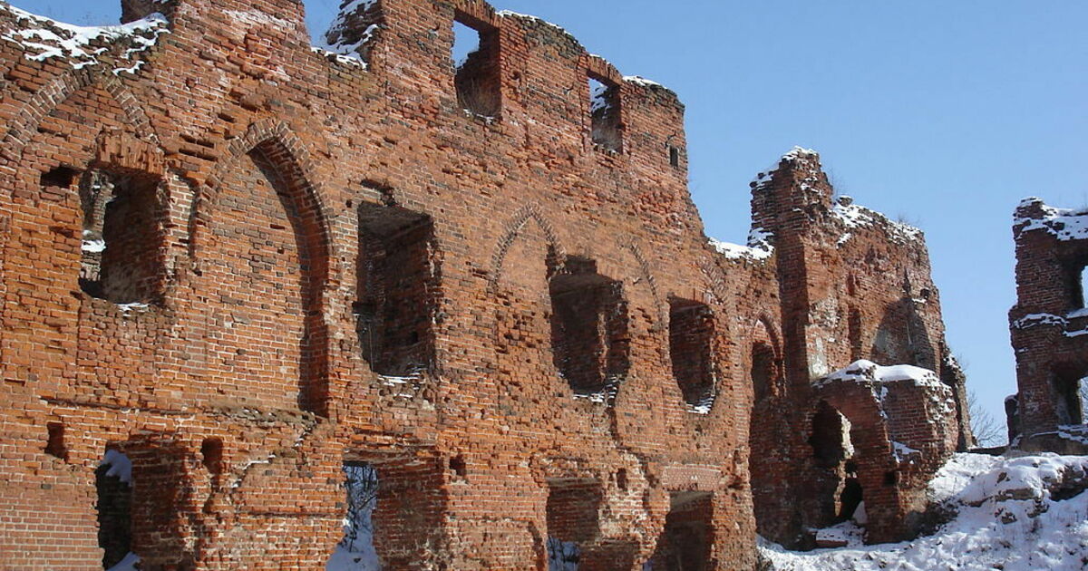 Замок рагнит в немане старые фото