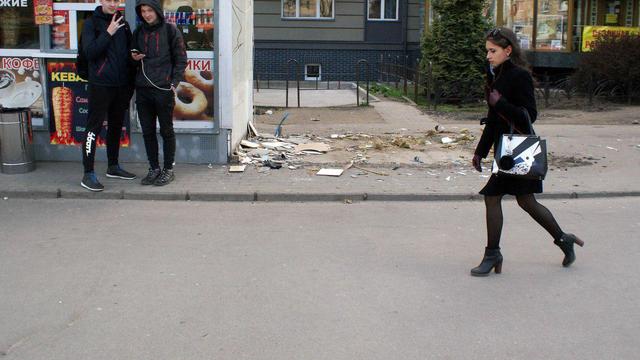 В центре Калининграда снесли две палатки, в которых продавали фастфуд