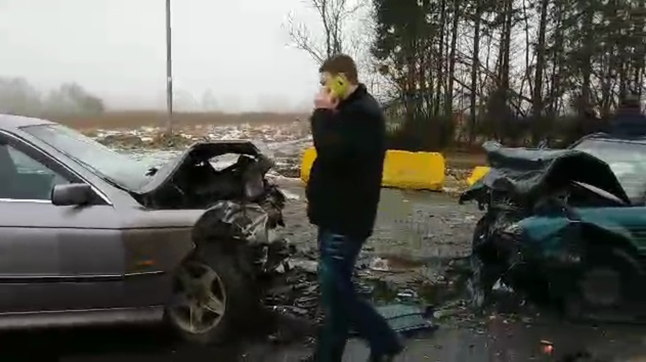 Кадр из видеозаписи очевидца