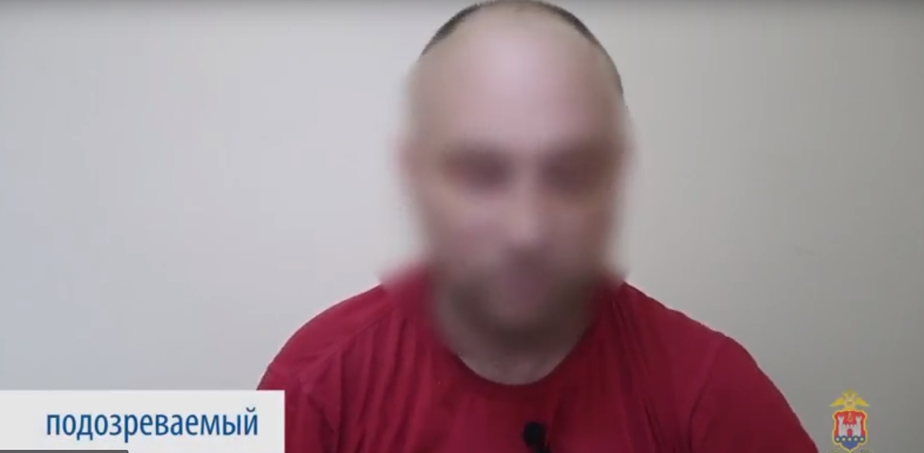На фото подозреваемый / Кадр видеозаписи пресс-службы регионального УМВД