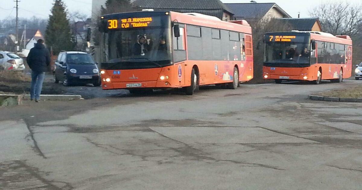 Маршруты автобусов калининград с остановками