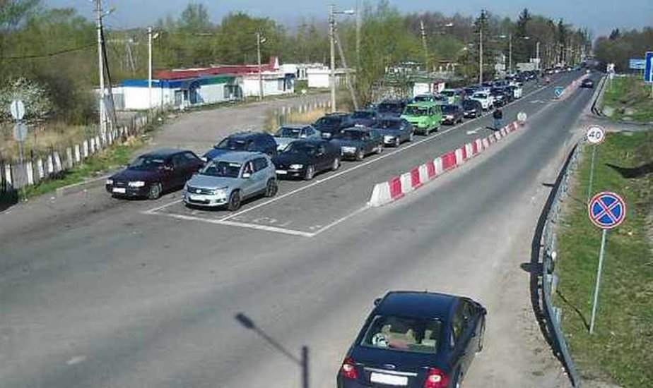 Фото: веб-камера на пункте погранперехода