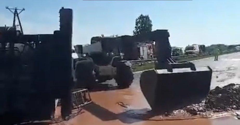Кадр из видеозаписи очевидца