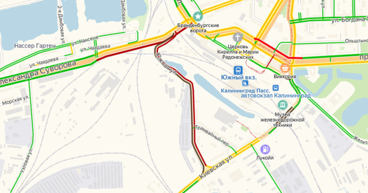 Восточная эстакада калининград подробная схема на карте калининград