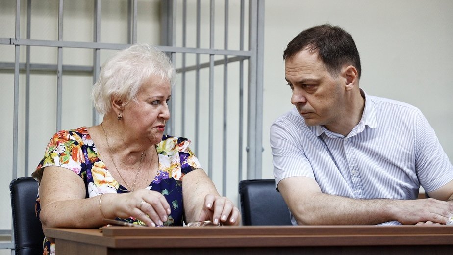 Людмила Осипова и Дмитрий Новиков в процессе | Фото: Александр Подгорчук Людмила Осипова и Дмитрий Новиков в процессе | Фото: Александр Подгорчук