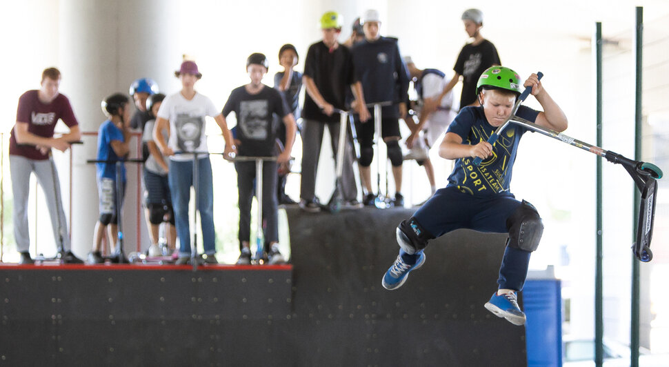 В Калининграде под Второй эстакадой открыли скейт-парк (фото) - Новости ...