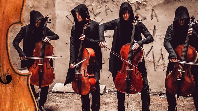 Мировые рок-хиты на виолончелях: в Калининграде выступит группа RockCellos