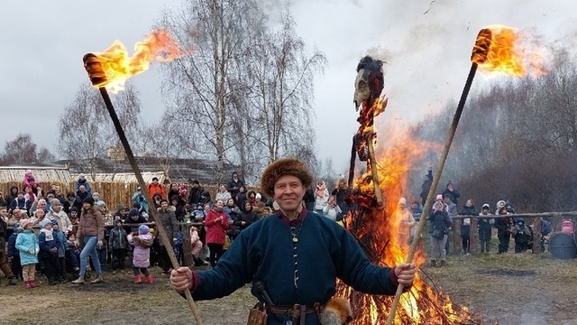 Игры, танцы и гуляния с викингами: поселение Кауп приглашает на празднование Масленицы